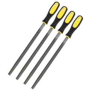 Unique Bargains Triangular Metal File High Carbon Steel PVC Grip Handle Hand Files - 1 of 4