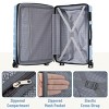 3 Piece Luggage Set with Spinner Wheels Expandable ABS+PC Hardside Suitcases for Travel 20/24/28 Inch - Cuddlewood - 3 of 4