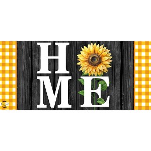 Briarwood Lane Summer Sunflower Home Mini Mat 22x10 Indoor Outdoor For Summer Doormat - 1 of 3
