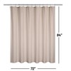 Soft Microfiber Shower Curtain Decorative Embossed Pattern Waterproof Shower Liner for Bathroom - 2 of 4