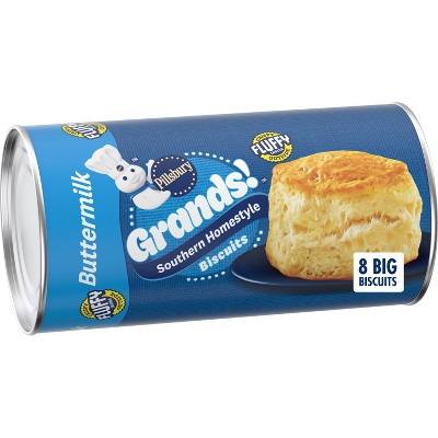 Pillsbury Grands! Southern Homestyle Buttermilk Biscuits - 16.3oz/8ct: No Artificial Sweeteners, No High Fructose Corn Syrup