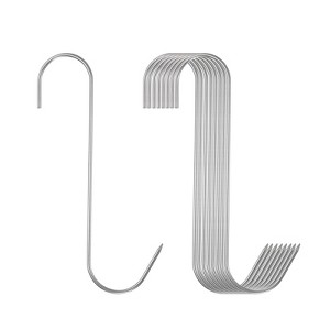Unique Bargains 304 Stainless Steel S-shaped Butcher Meat Hooks and Hangers - 1 of 4