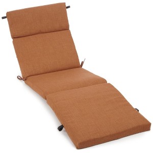 Blazing Needles, 72-inch by 24-inch Solid Polyester Outdoor Chaise Lounge Cushion - 1 of 1