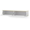 Homlando Subi 180 TV Stand - Italian Elegance with Milled Fronts and Gold Accents - image 2 of 4