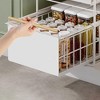 TROPOW 2-Tier Stainless Steel Pull Out Cabinet Organizer,Heavy Duty Chrome Plated Wire Basket With Shelf Liner for Pantry Storage Under Sink - 4 of 4