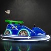 Flybar FunPark Racer Bumper Car - Blue: Plastic Ride-On for Ages 1.5-4, 66lb Capacity - 4 of 4