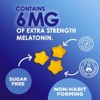 Melatonin Sleep Gummies Sugar Free, 6 mg Natural Melatonin Sleep Adults, Extra Strength Sleep Gummy Supplements - 120 Gummies By Nature's Nutrition - 3 of 4