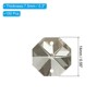 Unique Bargains Hanging Ornament DIY Craft Prisms 2 Holes Octagon Suncatchers 0.55" 100 Pcs - 2 of 4