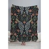Emanuela Carratoni Peacocks and Berries 56"x46" Woven Throw Blanket - Deny Designs - 3 of 4