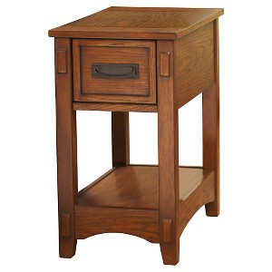 Breegin Chair Side End Table - Brown - Signature Design by Ashley, Morel Brown