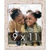 PosterPalooza | Photo Size Shabby Chic White Picture Frame - UV Acrylic, Foam Board Backing, Hanging Hardware - 2 of 4