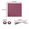 Allegra K Men's Polka Dots Business Wedding Pocket Square Clip Cufflinks Necktie Sets - 3 of 4