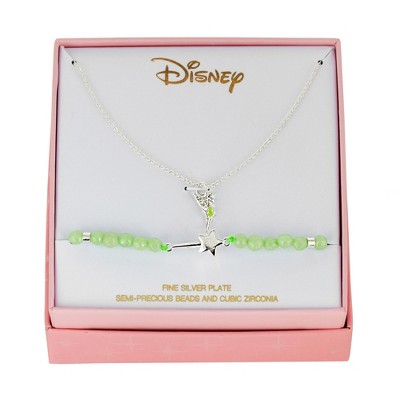 Tinkerbell Necklace and Bracelet Set