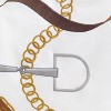 RightSide Designs Bits & Leather White Indoor/ Indoor/Outdoor Throw Pillow - 2 of 4