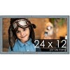 PosterPalooza | Panoramic Textured Blue Picture Frame - UV Acrylic, Foam Board Backing, Hanging Hardware - 2 of 4