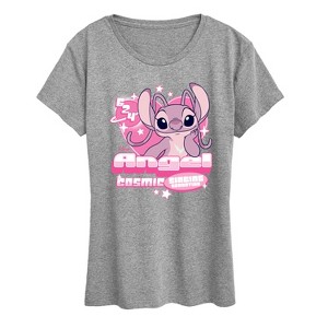 Women's - Lilo and Stitch - Y2K Angel Short Sleeve Graphic T-Shirt - 1 of 4