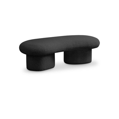 Meridian Furniture,Luka Boucle Fabric Bench