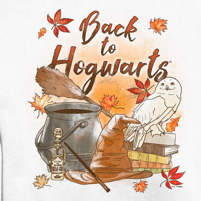 Men's Harry Potter Chamber of Secrets Hedwig Back to Hogwarts Sweatshirt, 2 of 5