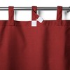 Elrene Matine Solid Tab Top Indoor/Outdoor Single Window Curtain for Patio, Pergola, Porch, Cabana, Deck, Lanai - Elrene Home Fashions - 2 of 4