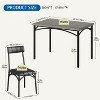 Garvee Dining Table Set for 4, Kitchen Table and Chairs for 4 with Upholstered Chairs, 5 Piece Rectangular Kitchen Table Set, - 2 of 4