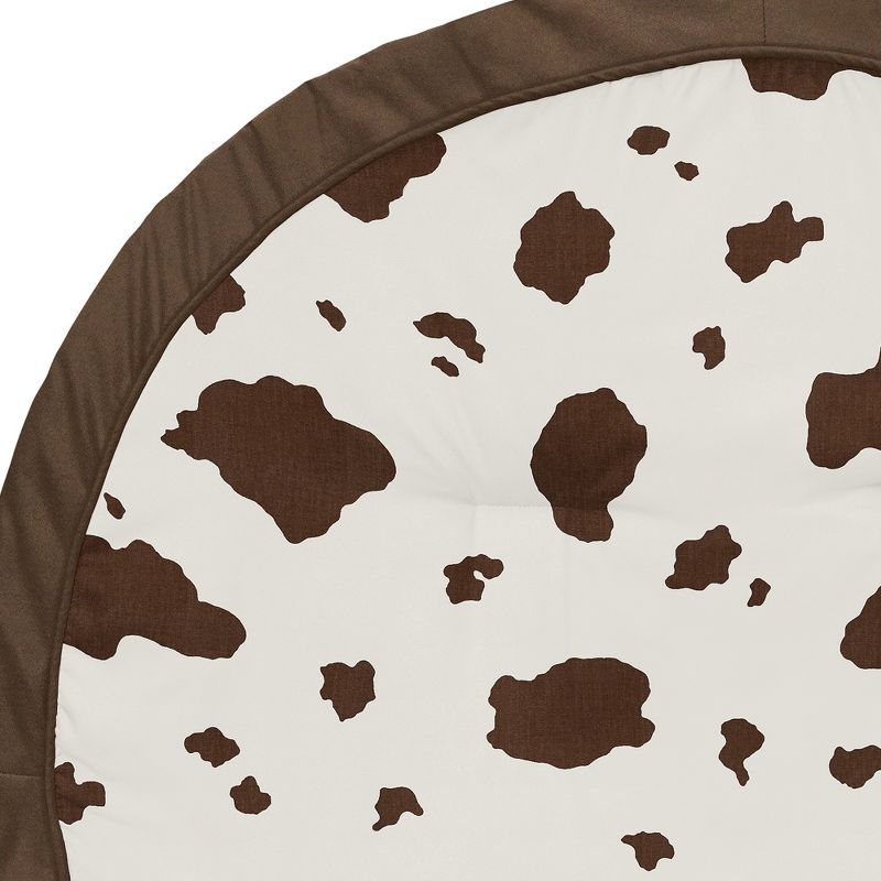 Sweet Jojo Designs Boy Baby Tummy Time Playmat Wild West Brown and Ivory, 4 of 6