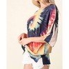 Women's Rainbow Tie Dye Top - Blumin - 2 of 3