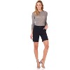 Rekucci Women's Pull-On Chic Urban Shorts with Pockets and Button Detail - 4 of 4
