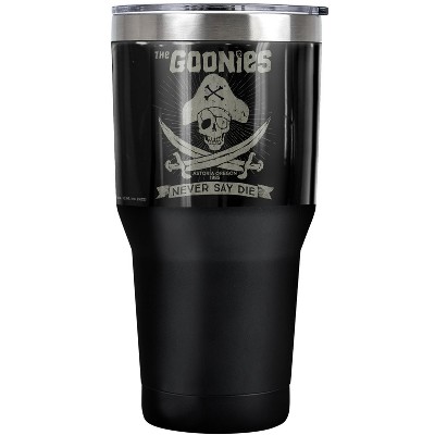 The Goonies Never Say Die Steel Tumbler 30oz Coffee Travel Mug
