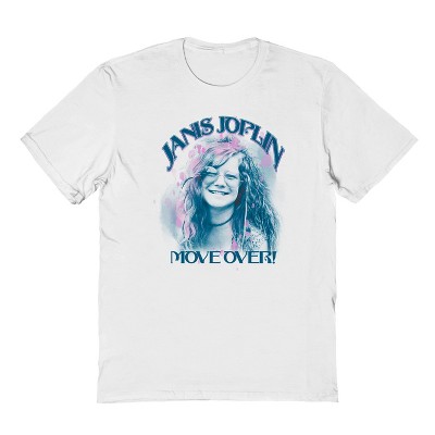 Janis Joplin Men's Janis Portrait Short Sleeve Graphic Cotton T-Shirt