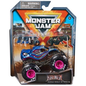 Monster Jam, Official Kraken Monster Truck, 1:64 Scale Die-Cast Vehicle, Series 34 - 1 of 4