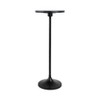 Elegant End Table, Side Table, or Small Night Stand for Room Decor - Slim Metal Drink Table with Marble Top and Trumpet Base - 2 of 4