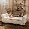 NicBex Storage Bench Storage Organizer Ottoman Padded Seat Cushion with Arms for Living Room, Bedroom - 3 of 4