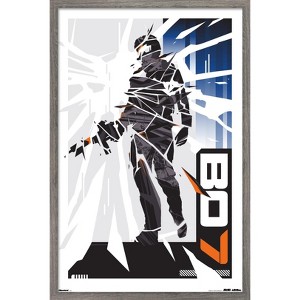 Trends International Call of Duty: Black Ops 7 (2025) - Tactical Shards Framed Wall Poster Prints Barnwood Framed Version 14.725" x 22.375" - 1 of 4