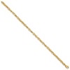 Black Bow Jewelry 4mm 14k Yellow Gold Fancy Barrel Link Chain Bracelet, 8.5 Inch - 2 of 4