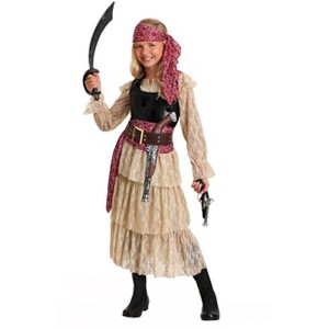 HalloweenCostumes.com Sweet Swashbuckler Costume for Girls - 1 of 1