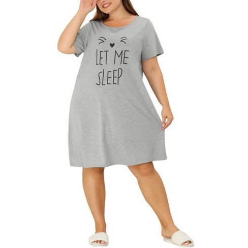 Women's plus outlet size cotton nightgowns