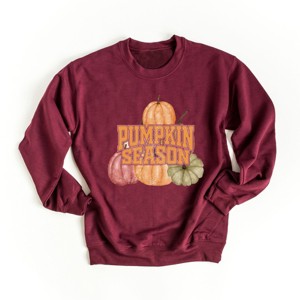 Simply Sage Market Pumpkin Season Distressed Sweatshirt - 1 of 4