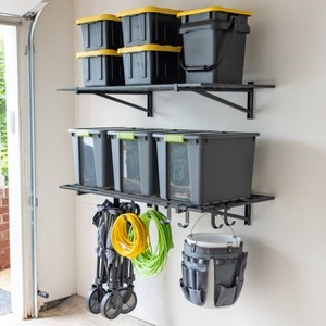 StoreYourBoard 2' x 4' Bristol Garage Wall Mount Shelves | 2-Pack - 1 of 4