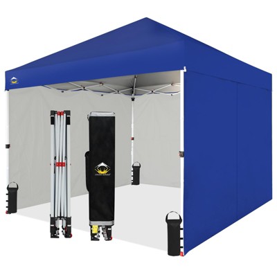 10x10 Commercial Centerlok Canopy & 4 Sidewalls - Accessory Hub, 150D - C100W