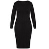 Avenue Women's Plus Size Riley Sweater Dress - image 4 of 4