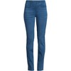 Lands' End Women's Starfish Mid Rise Knit Denim Straight Jeans - 3 of 4