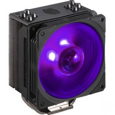 Cooler Master Hyper 212 RGB Black Edition Cooling Fan Heatsink - 57.3 CFM - 30 dB(A) Noise - 4-pin PWM Fan