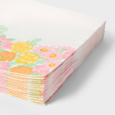 30ct Floral Lunch Napkins - Spritz&#8482;