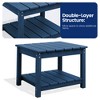 Hyleory Durable HDPE Patio End Table - Weather Resistant Outdoor Side Table - 4 of 4