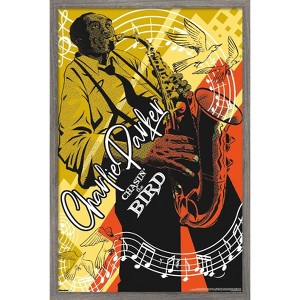 Trends International Charlie Parker - Music Notes Framed Wall Poster Prints - 1 of 4