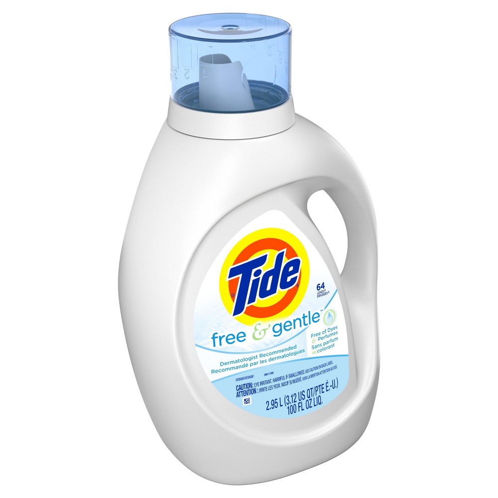 Tide Free and Gentle Liquid Laundry Detergent - 100 fl oz