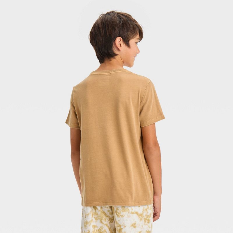 Boys' Short Sleeve Washed T-Shirt - Cat & Jack™, 3 of 5