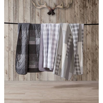 Ivory Twin Cotton Reversible Quilt Set