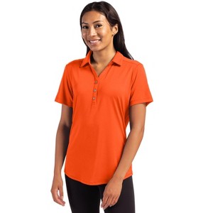 Cutter & Buck Forge Eco Stretch Recycled Womens Short Sleeve Polo - 1 of 2