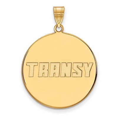 Black Bow Jewelry 14k Yellow Gold Transylvania Pioneers NCAA Extra Large Pendant